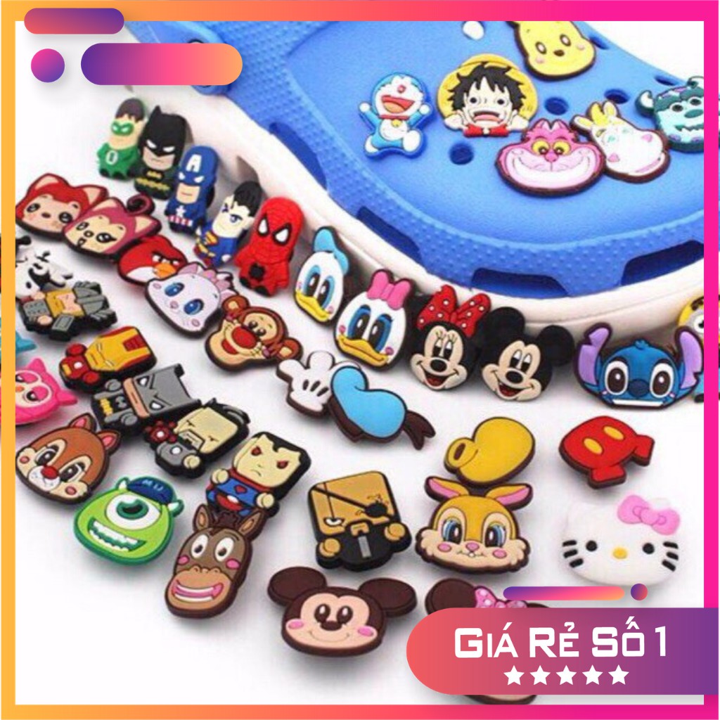 สติ๊กเกอร์ / JiBITZ ATTACHED CROCS SLIPPERS, CROCODILE SLIPPERS, SNAKES