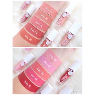 ติ้นท์ทาปาก+แก้มเนื้อแมท Baby Bright Lip&amp;Cheek Matte Tint เนื้อเนียน ไม่แห้งตึง