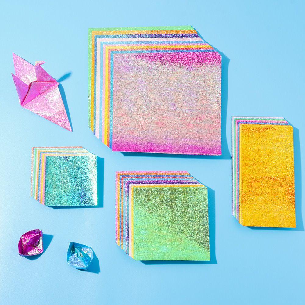 Yann1 50 แผ่นระยิบระยับ Origami กระดาษ Multi-ขนาดของขวัญ Handmade วัสดุ Scrapbooking ตกแต่ง ราคา ถูกที่สุด ดีลบีเคเค แกลเลอรีภาพที่ 8