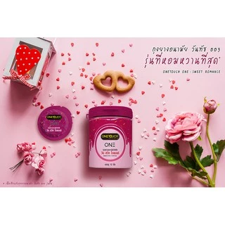 Onetouch ถุงยางอนามัย ขนาด 52 mm. รุ่น วัน สวีท โรแมนซ์ บาง 0.03-0.038 12 ชิ้น x 1