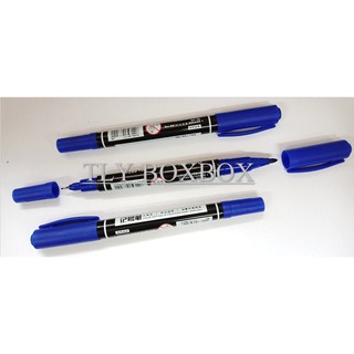 ปากกาเขียนCD 2หัว (สีน้ำเงิน)