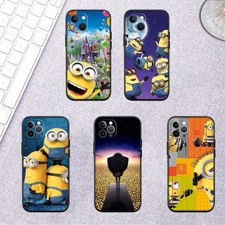 เคสนิ่ม ลายการ์ตูนมินเนี่ยน TE25 สําหรับ iPhone 5 5S 6 6S 7 8 11 Pro Max Plus SE XR