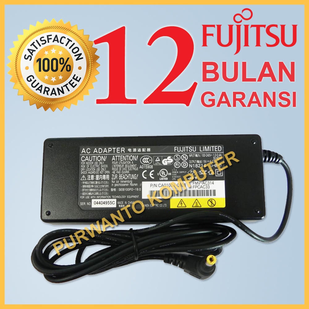 อะแดปเตอร์ - Fujitsu LifeBook แล็ปท็อปชาร์จ C1110D C1211 C1211D C12 C1320 C1320D C1321 C1321D C1410 