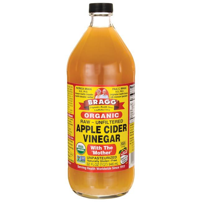Bragg Apple Cider Vinegar 946ml. แอปเปิ้ลไซเดอร์แบรกก์ จากอเมริกา 946มล.