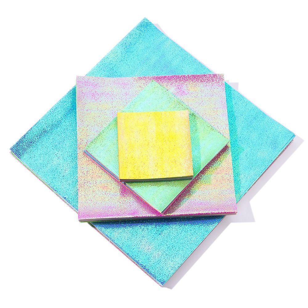 Yann1 50 แผ่นระยิบระยับ Origami กระดาษ Multi-ขนาดของขวัญ Handmade วัสดุ Scrapbooking ตกแต่ง ราคา ถูกที่สุด ดีลบีเคเค แกลเลอรีภาพที่ 6