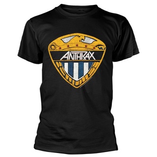 Anthrax เสื้อยืด ลาย Eagle Shield สีดํา