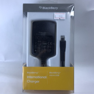 สายชาร์จโทรศัพท์พร้อมหัวชาร์จไฟบ้าน 3 แบบ ยี่ห้อ BlackBerry