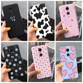 เคสโทรศัพท์ซิลิโคน TPU แบบนิ่ม ลายหัวใจน่ารัก สีแคนดี้ สําหรับ Xiaomi Redmi 5 Plus Redmi 5 Redmi5 5Plus