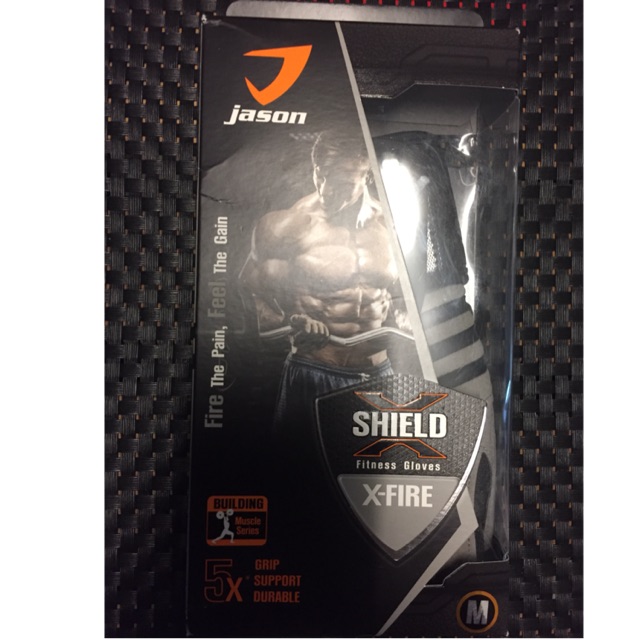 ถุงมือฟิตเนส เจสัน Jason รุ่น X-FIRE ขนาด M