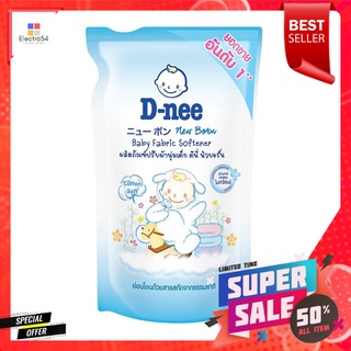 น้ำยาปรับผ้านุ่มเด็กชนิดเติม D-NEE 600 มล. สีขาวBABY FABRIC SOFTENER REFILL D-NEE 600ML WHITE