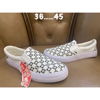 รองเท้าผ้าใบ รองเท้าสลิปออน Vans slipon - New collection 36-45