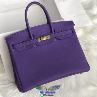 HM Togo Birkin 25 top-handle handbag shopping tote laptop bag business briefcase purely handma