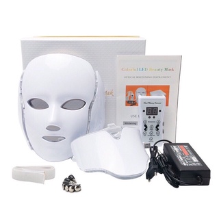 มาร์คหน้า แสง LED FACE MASK (การบำบัดผิวหน้าและลำคอด้วยแสง LED)