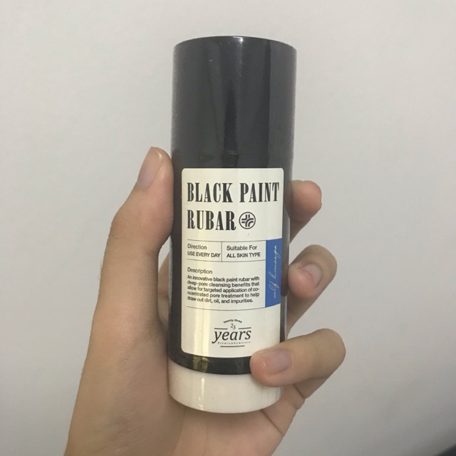 23 years old black paint rubar