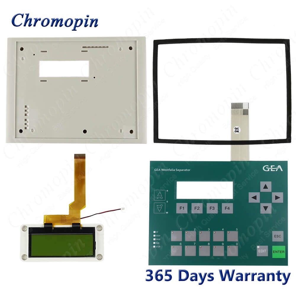 GEA C7-613 505-4050-430 พลาสติกด้านหน้าสําหรับ GEA C7-613 505-4050-430 ด้านหน้ากรณี + ปุ่มกดเมมเบรน 