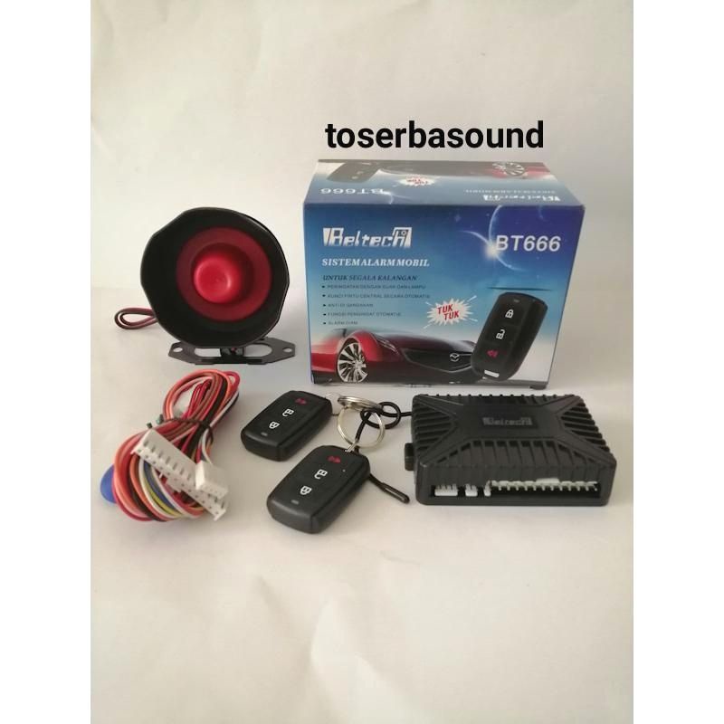 สัญญาณกันขโมยรถยนต์รีโมทคอนโทรลสากล BT666 รถตุ๊ก