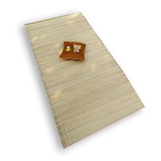 เสื่อกกจากธรรมชาติแท้ 100% เสื่อกกทอทั้งต้น (ลายดั้งเดิม) (Natural papyrus mat)