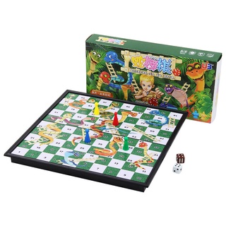 เกมบันไดงู Snakes and Ladders  กระดานแม่เหล็กพับได้ สินค้าพร้อมส่ง