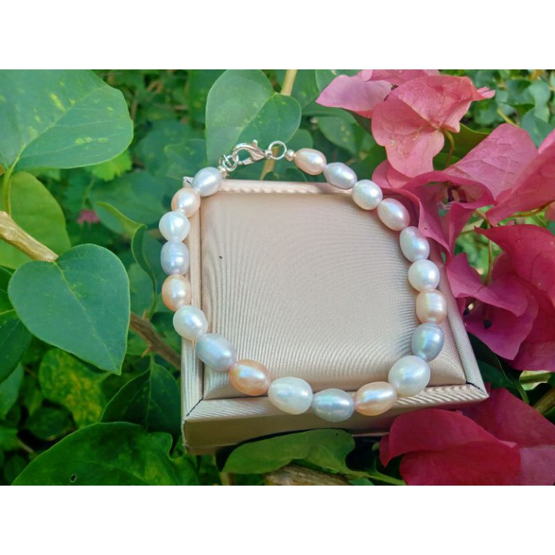 สร้อยข้อมือมุกแท้แฟชั่น