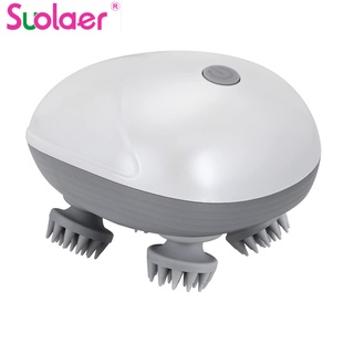 Suolaer เครื่องนวดร่างกายแมวไฟฟ้า อุปกรณ์นวดไหล่ คอ หัว หนังศีรษะ ผ่อนคลาย