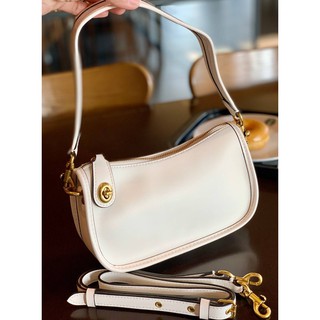 COACH SWINGER BAG WHITE COLOR C0638