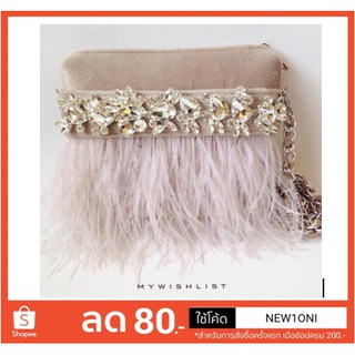 (สภาพ99%) Princess Beige Bag (size 7”)