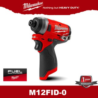 Milwaukee M12 FID-0 เครื่องเปล่า ไม่รวมแบต สีแดง