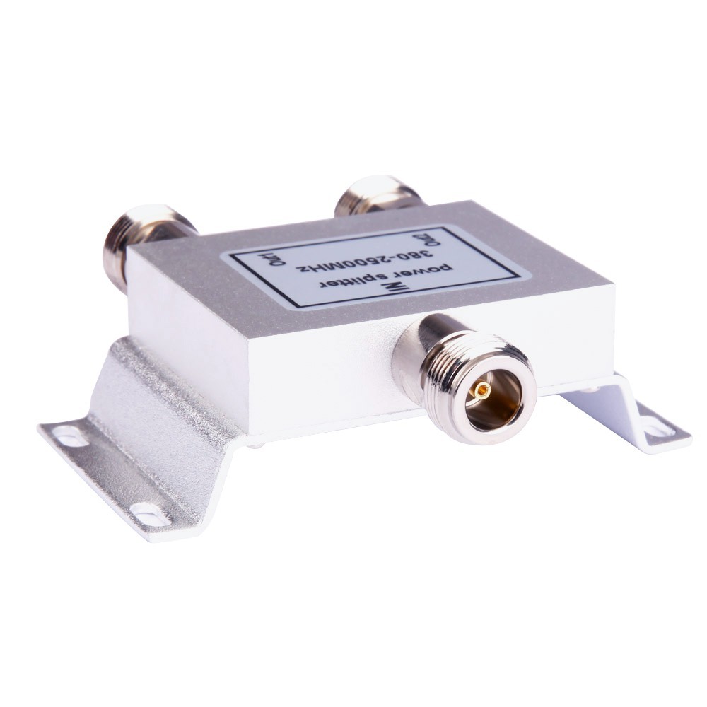 RF Splitter 2 Way Power Splitter 380-2500 MHz Signal Booster Divider N Female ราคา ถูกที่สุด ดีลบีเคเค แกลเลอรีภาพที่ 5