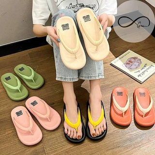 🌈 รองเท้าสไตล์เกาหลี รองเท้าคีบ FlipFlop-YM10 รองเท้าหูคีบสีพาสเทล รองเท้านิ่มเบาใส่สบาย รองเท้าหูคีบชายหญิง🌈