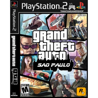 แผ่นเกมส์ps2 GTA  Sao Paulo ps2 เกมเพล2 แผ่นplay2 ส่งของไว เล่นได้*การันตี*100% gta ps2