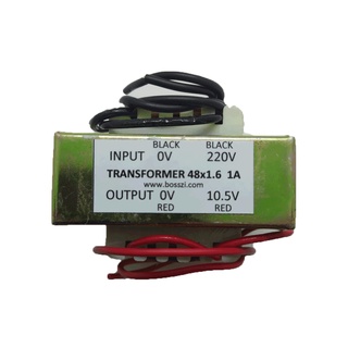 หม้อแปลง Input 220Vac Output 10.5Vac 1A TRANSFORMER INPUT220VAC OUTPUT 10.5VAC 1A transformers step down