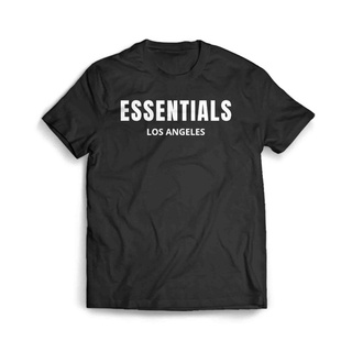 เสื้อผ้าผชเสื้อยืด พิมพ์ลาย Fear Of God Essentials Los Angeles สําหรับผู้ชายS-5XL