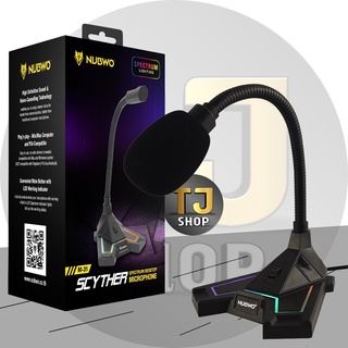 ไมโครโฟน NUBWO SCYTHER M31 ไมโครโฟนเล่นเกมส์ Low Noise รูปแบบ ไฟ RGB