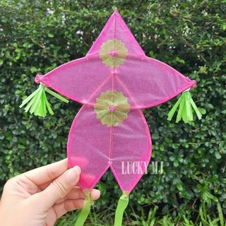 ว่าวจุฬาจิ๋ว ว่าวสำหรับแก้บน ว่าวจุฬาไอ้ไข่ ว่าวถวาย ชุด3ตัว คละสีเลือกสีได้