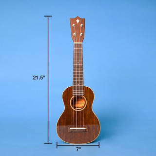 Kamoa Flamed Rosewood Soprano Ukulele อูคูเลเล่ ยี่ห้อคามัวร์ ไซส์โซพร่าโน่