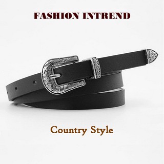 MiStyles  เข็มขัดผู้หญิง แฟชั่น เข็มขัด Woman Fashion Casual Belt No. 2933