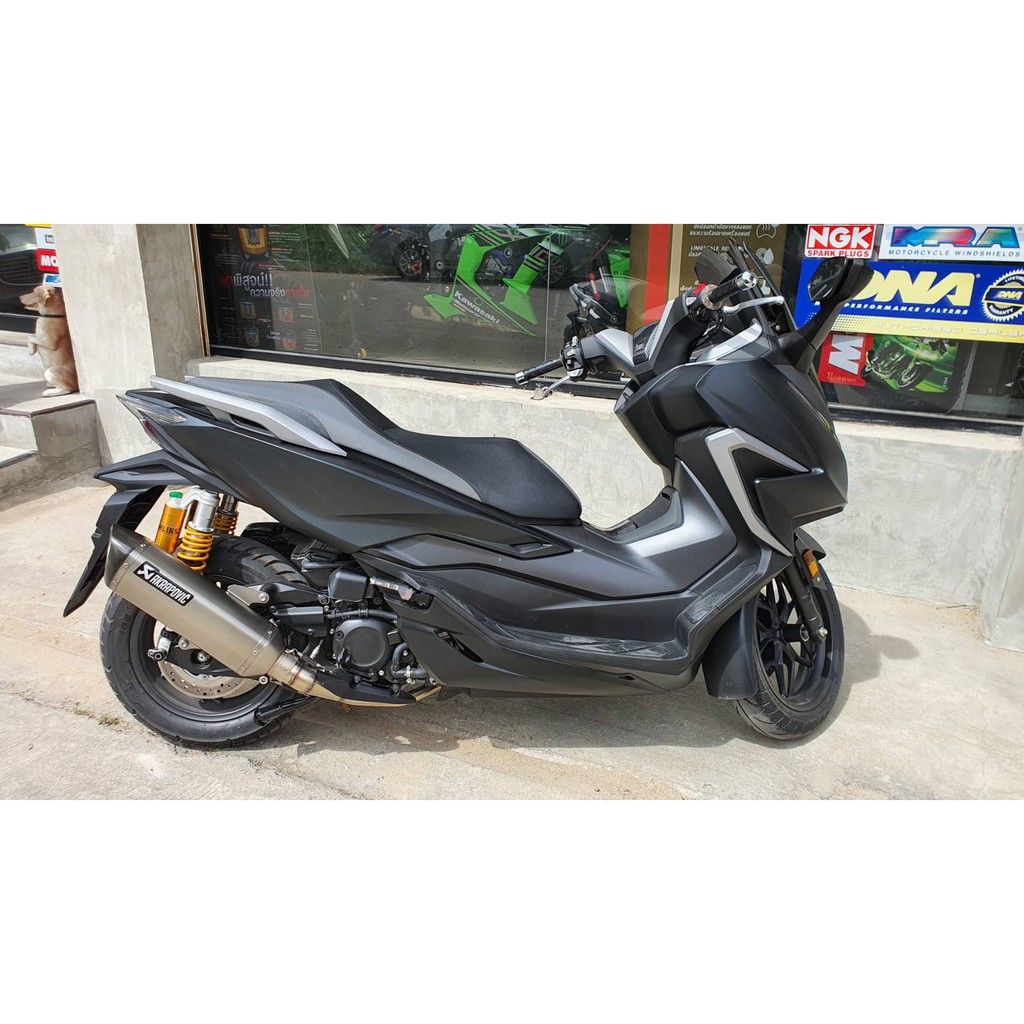 คอท่อสแตนเลสสำหรับท่อ Akrapovic titanium แท้เท่านั้น Honda Forza 350 / 2019-25 - รูปที่ 2