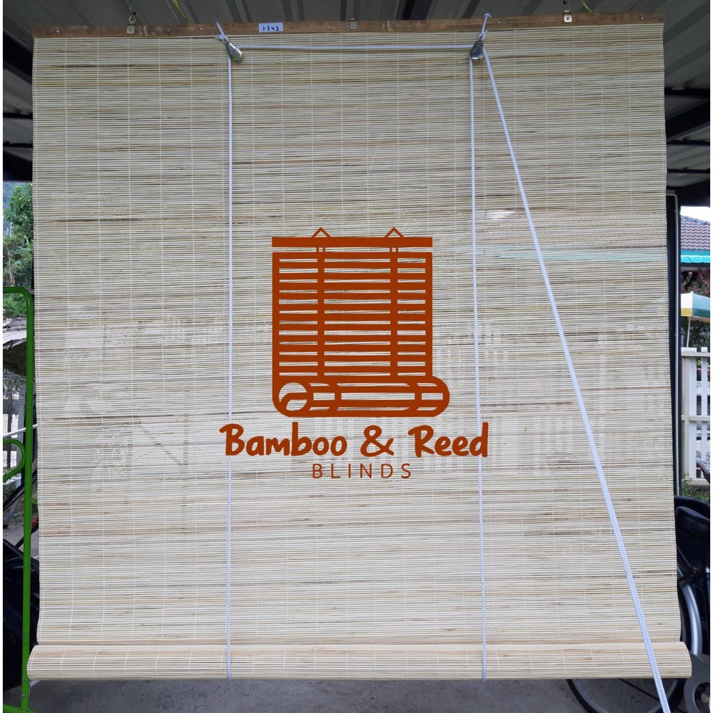 L094 130x200 cm มู่ลี่ไม้ไผ่ ม่านไม้บังตา ม่านไม้ไผ่ ผ้าม่านลายไม้ ม่านมู่ลี่ไม้ไผ่ ม่านไม้ Bamboo Curtain Bamboo blinds