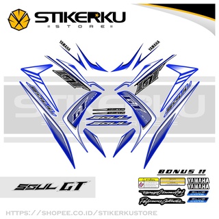 สติกเกอร์ GT 115 BLUECORE MOTIF 5 ปี 2014 GEN 2 MIO SOUL GT 115 LED STICKER STICKER STIPING LIST Pole AVANTIZ Graphic พร้อมส่ง DECAL