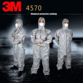 3M รุ่น 4570 ชุดป้องกันสารเคมี  แท้ 100%