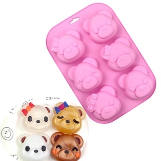 แม่พิมพ์ซิลิโคนทำขนม รูปหมี Bears cake mold