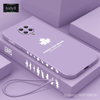 【พร้อมส่ง】เคสโทรศัพท์มือถือซิลิโคนลายใบเมเปิ้ลสําหรับ Xiaomi Redmi Note 8 Pro Note 9 Redmi 9T 9Power 10X 4G 5G K30 Pro K30