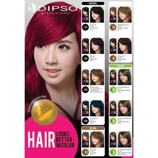 ครีมเปลี่ยนสีผม ดิ๊พโซ่ ไวเบรนซี่ 60 มล. DIPSO VIBRANCY HAIR COLOR 60 ml.