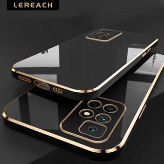 Lereach Luxury Phone Case For POCO F4 GT X4 M4 Pro 5G Case 6D Plating Soft Silicone Shockproof Cover