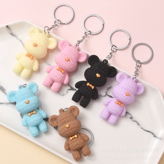 ใหม่ พวงกุญแจ จี้หมีน่ารัก Gloomy Bear PVC หลากสีสัน 2023