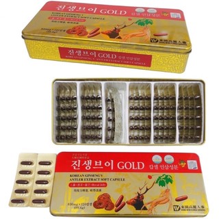 ✅พร้อมส่ง💯ของแท้ โสมแดงเกาหลี(อายุ 6ปี)   Korean Red Ginseng Extract Gold Capsule โสมเกาหลีแดงสกัดแคปซูล 120 แคปซูล