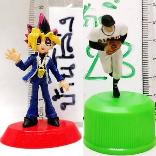 (แท้/มือ2)​ BASEBALL TEAM GIANTS NO.3 MINI FIGURE Yu-Gi-Oh!  A COCA-COLA ยูกิ ยูกิโอ เกมกลคนอัจฉริยะ Coke งาน