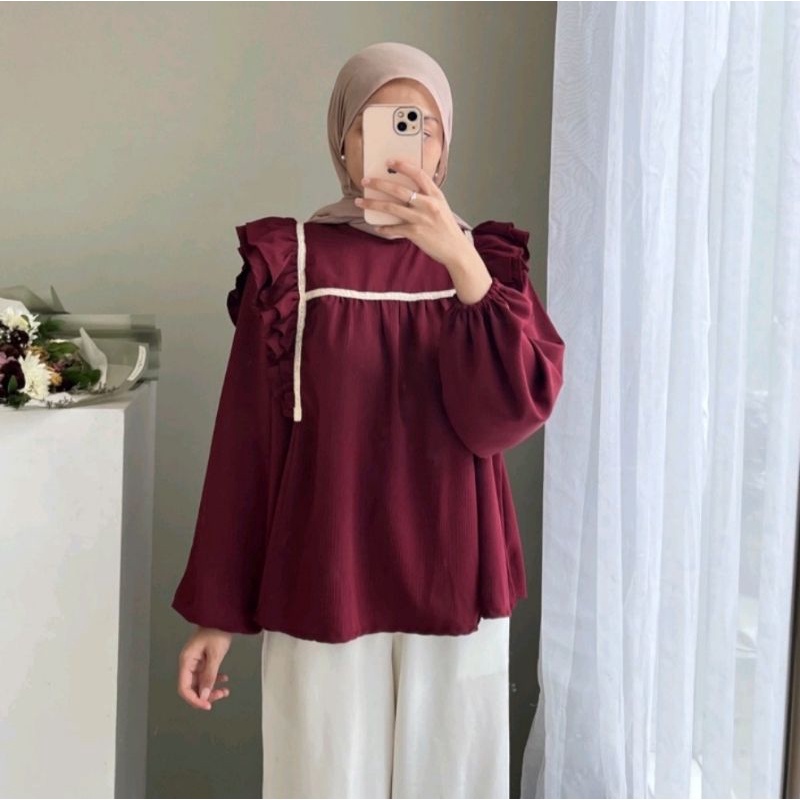 Roise blouse by edmee outfit