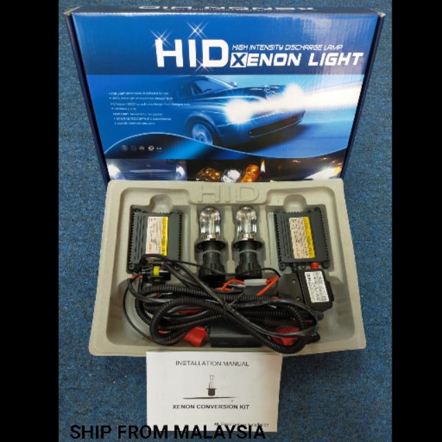 55w DC HID Xenon ไฟหน้าชุดแปลงหลอดไฟ H1/H3/H4/H7/H11/9005/9006