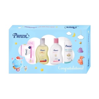 Pureen ชุดของขวัญเด็ก Baby Care Gift Set เพียวรีนเบบี้แคร์กิฟท์เซต ไม่เพียงอ่อนโยน